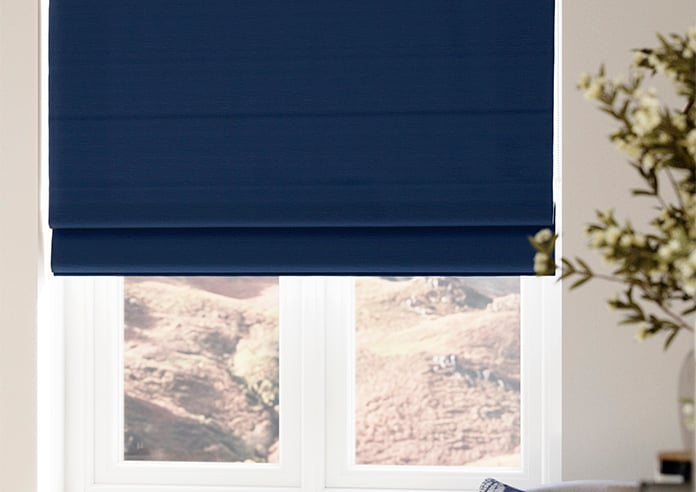 Cortona, Deep Sapphire - Twist&Fit Roman Blind - Image 5